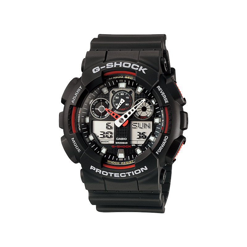 Reloj Casio Hombre Analogico-Digital GA-100-1A4ER | 109,90 € | Joyería Flores Reloj Casio Hombre Analogico-Digital GA-100-1A4ER | 109,90 € | Joyería Flores