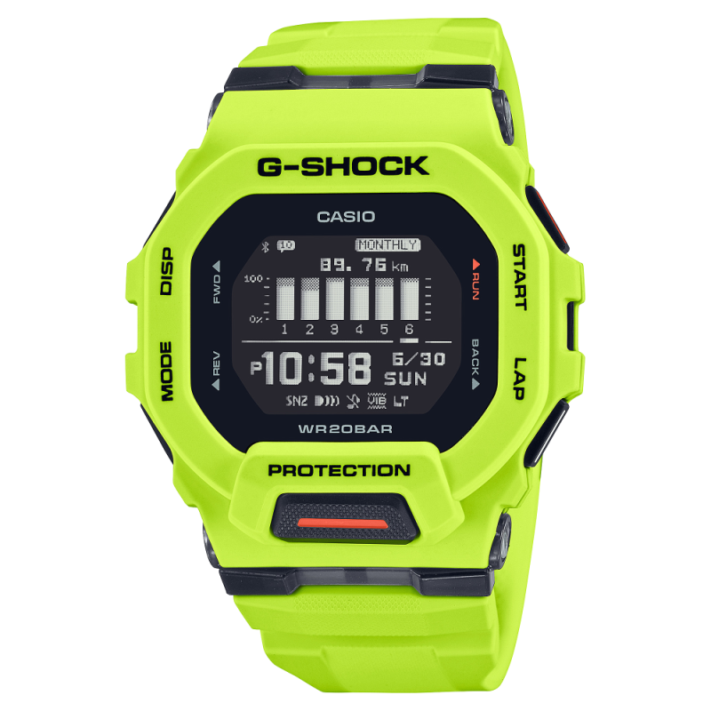 Reloj Casio G-SHOCK Hombre Verde Lima GBD-200-9ER | 149,00 € | Joyería Flores