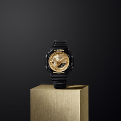 Reloj Casio G-Shock Negro y Dorado GA-2100GB-1AER | 129,00 € | Joyería Flores