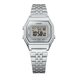 Reloj Casio Vintage Blanco/Plata Digital | 39,90 € | Joyería Flores