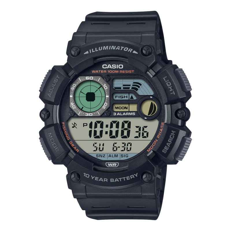 Casio Reloj Digital Deportivo Negro WS-1500H-1AVEF | 39,90 € | Joyería Flores
