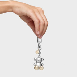 Llavero Tous metal plateado negro Bear 2002358852 | 39,00 € | Joyería Flores