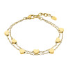 Pulsera Corazón Lotus Style Dorado LS2560-2/2 | 19,90 € | Joyería Flores