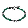 Pulsera Lotus Style Piedra Verde y Negro LS2452-2/1 | 24,90 € | Joyería Flores