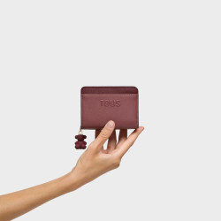 Cartera M. burdeos TOUS Doble Audree 2002360521 | 79,00 € | Joyería Flores