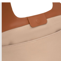 Capazo grande camel TOUS Lirio Rafia 2002205243 | 179,00 € | Joyería Flores