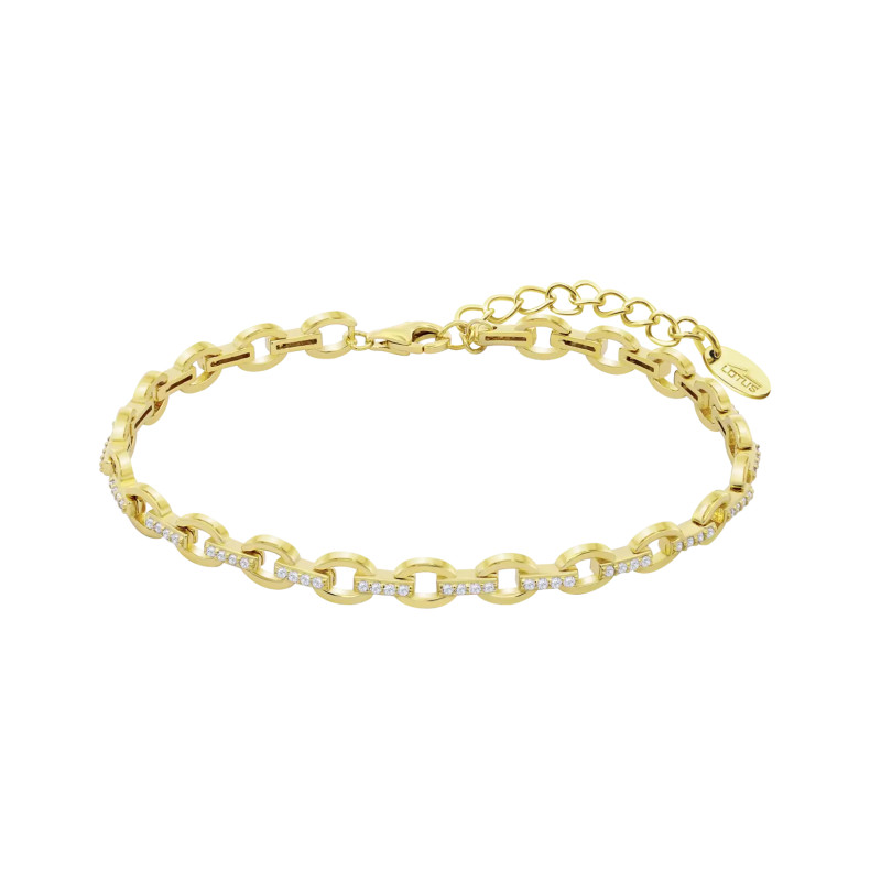 Pulsera Cadena Lotus Silver Dorada LP3306-2/2 | 79,90 € | Joyería Flores