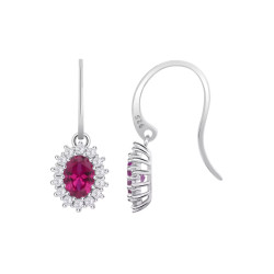 Pendientes Lotus Silver Circ. Rosa LP3459-4/12 | 39,90 € | Joyería Flores