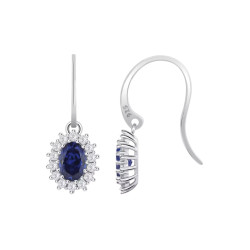 Pendientes Lotus Silve Dorado Circ.Azul LP3459-4/9 | 39,90 € | Joyería Flores