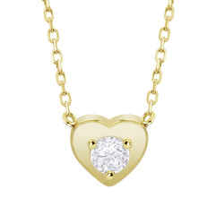 Collar Corazón Lotus Silver Dorado LP3849-1/2 | 49,90 € | Joyería Flores