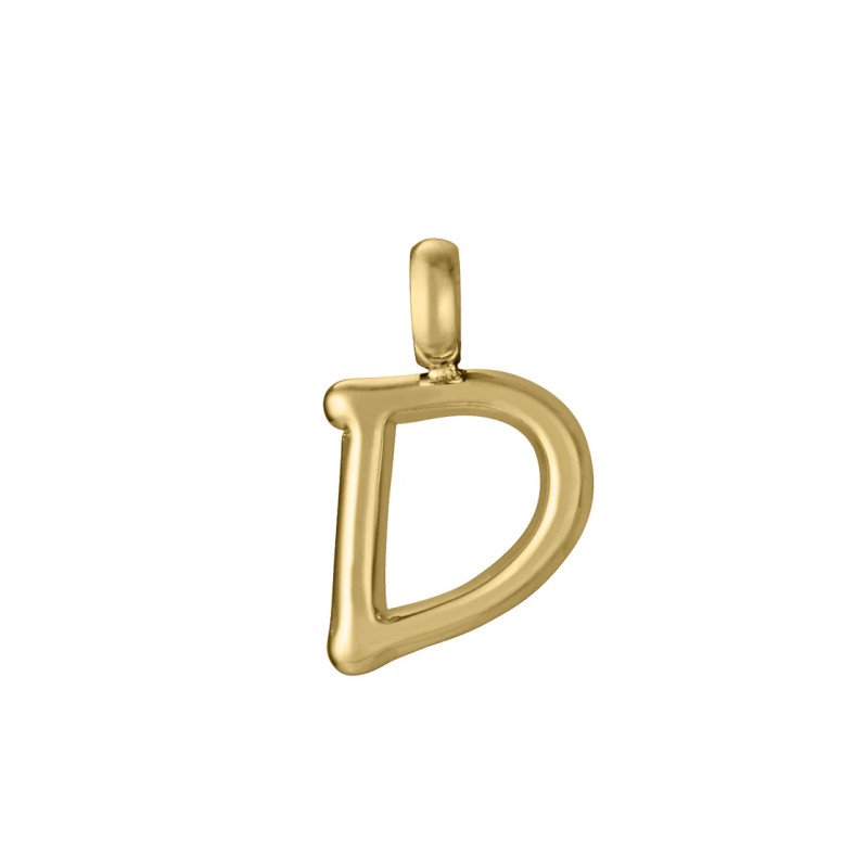 Colgante Viceroy Acero letra D collar 15200M01012D | 15,00 € | Joyería Flores