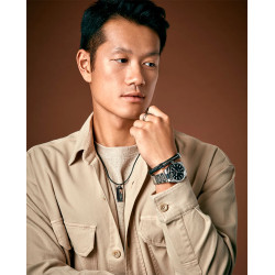 Collar Magnum Viceroy Piel Negra 14064C01010 | 35,00 € | Joyería Flores