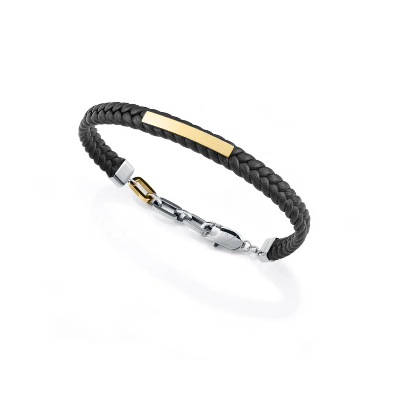 Pulsera Viceroy Hombre Acero IP Dorado 14332P01012 | 39,00 € | Joyería Flores