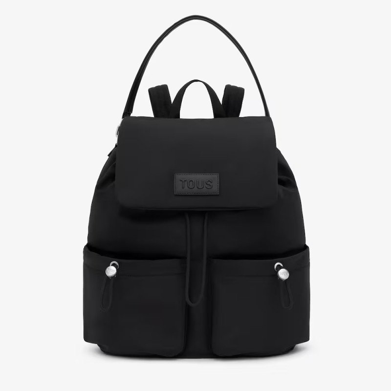 Mochila negra TOUS Wonder Pulls 2002466051 | 149,00 € | Joyería Flores