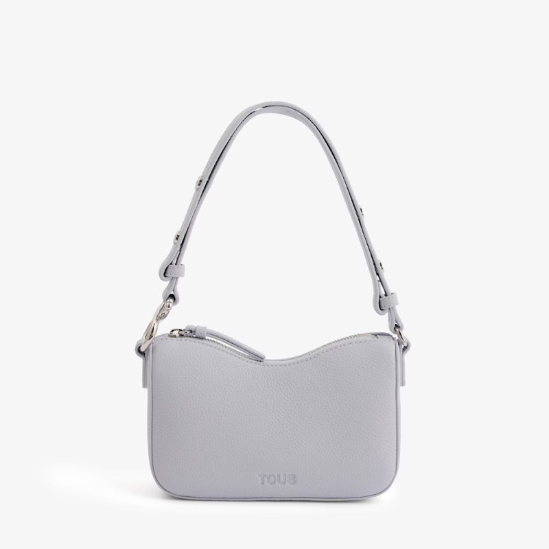 Bolso de hombro en piel azul TOUS Infinity 2002470233 | 159,00 € | Joyería Flores