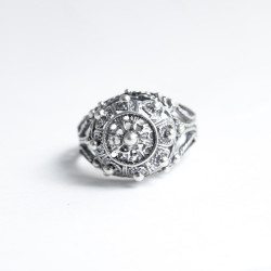 Sortija Botón Charro en Plata BC001400015 | 24,87 € | Joyería Flores