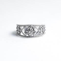 Sortija Filigranas Botón Charro Plata BC001400016 | 15,63 € | Joyería Flores