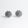 Pendientes Botón Charro en Plata de Ley 004-D | 12,38 € | Joyería Flores