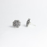 Pendientes Botón Charro en Plata de Ley 003-D | 8,13 € | Joyería Flores