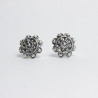 Pendientes Botón Charro en Plata de Ley 003-D | 8,13 € | Joyería Flores