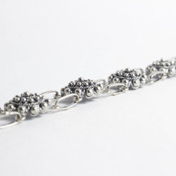 Pulsera Botón Charro en Plata 005/P8D | 66,13 € | Joyería Flores