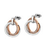 Pendientes lotus doble aro de acero LS1780-4/2 | 29,00 € | Joyería Flores