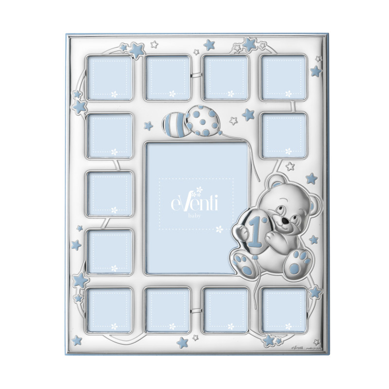 Portafotos Oso Primer año Celeste EV3120-27C | 103,90 € | Joyería Flores Portafotos Oso Primer año Celeste EV3120-27C | 103,90 € | Joyería Flores