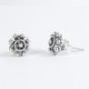 Pendientes Botón Charro en Plata de Ley 001 | 6,88 € | Joyería Flores