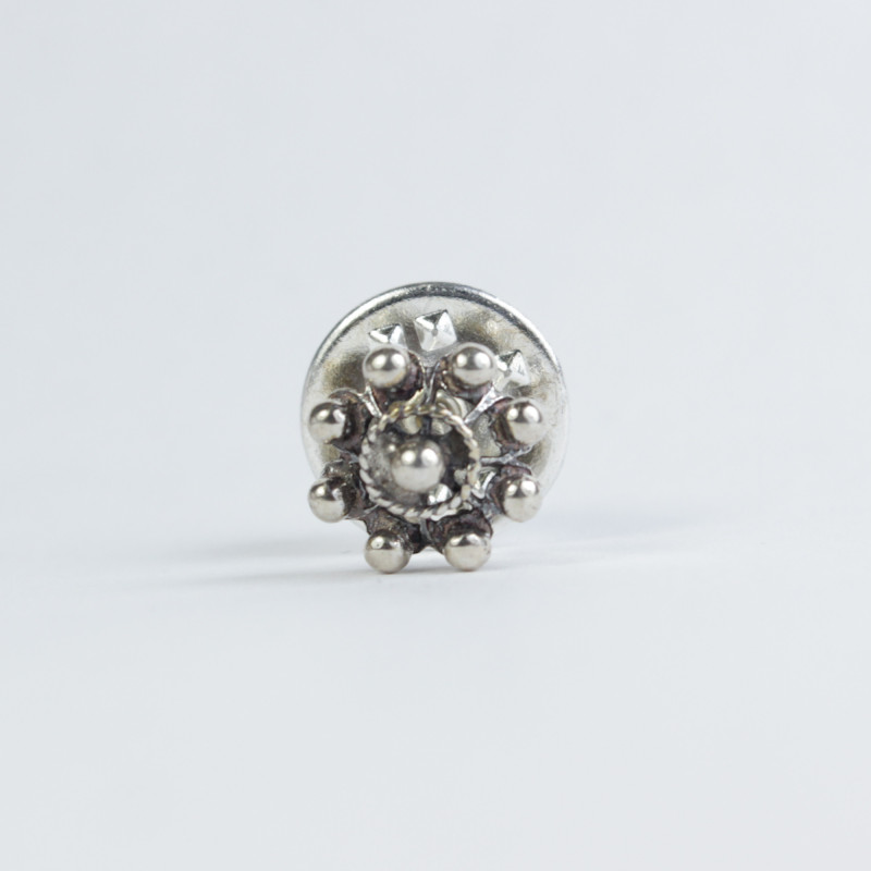Pin Botón Charro en Plata 003S | 9,94 € | Joyería Flores