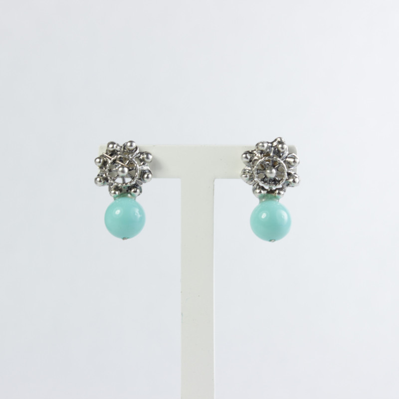 Pendientes botón charro Turquesas 002/TURQUESA | 11,13 € | Joyería Flores Pendientes botón charro Turquesas 002/TURQUESA | 11,13 € | Joyería Flores