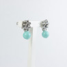 Pendientes botón charro Turquesas 002/TURQUESA | 11,13 € | Joyería Flores