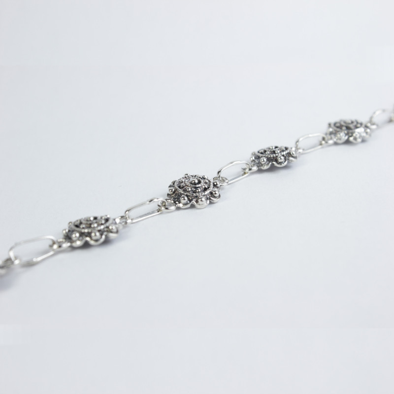 Pulsera Botón Charro en Plata de Ley 003D-P9S | 56,13 € | Joyería Flores Pulsera Botón Charro en Plata de Ley 003D-P9S | 56,13 € | Joyería Flores