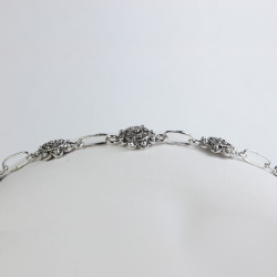 Pulsera Botón Charro en Plata de Ley 003D-P9S | 56,13 € | Joyería Flores