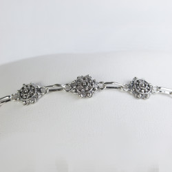 Pulsera botón charro en plata de ley 003D-P8S | 39,38 € | Joyería Flores