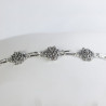 Pulsera botón charro en plata de ley 003D-P8S | 39,38 € | Joyería Flores