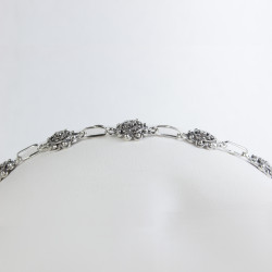 Pulsera botón charro en plata de ley 003D-P8S | 39,38 € | Joyería Flores