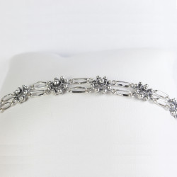 Pulsera botón charro en plata de ley 004S/P9D | 77,38 € | Joyería Flores