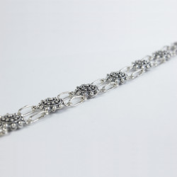Pulsera botón charro en plata de ley 004D-P9D | 67,38 € | Joyería Flores
