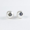 Pendientes Botón Charro Plata de Ley 00-PERLA-RED | 8,13 € | Joyería Flores