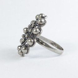 Anillo Botón Charro Plata de Ley BCST-311 | 41,87 € | Joyería Flores