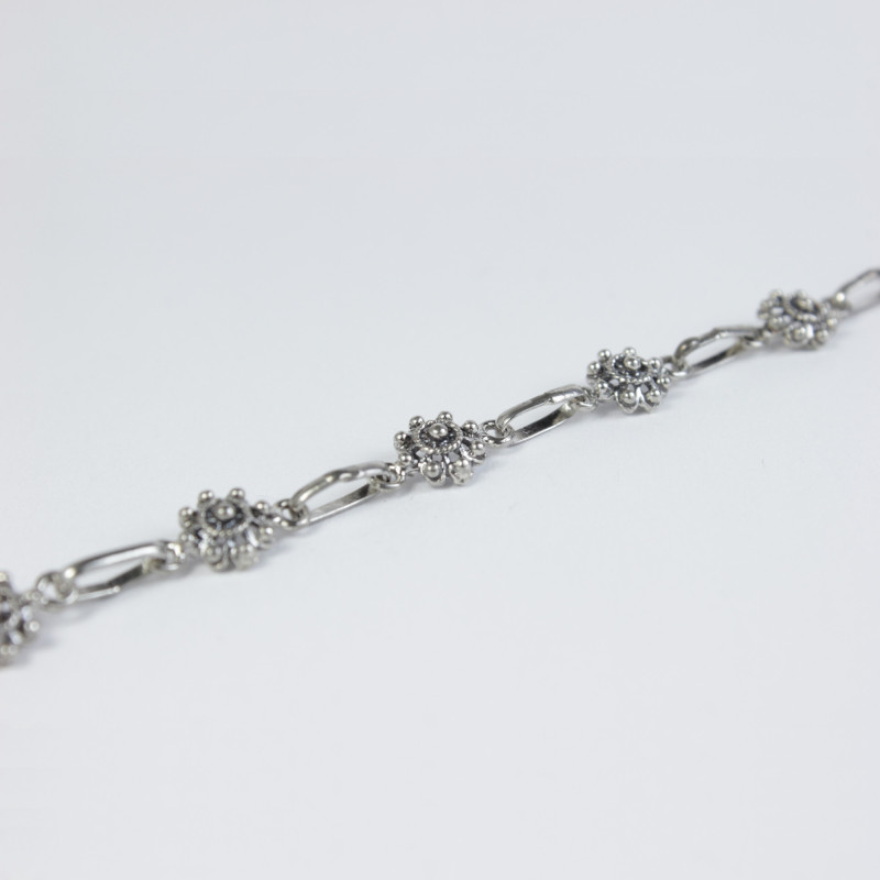 Pulsera botón charro en plata de ley 0-10 | 30,63 € | Joyería Flores Pulsera botón charro en plata de ley 0-10 | 30,63 € | Joyería Flores