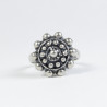 Anillo botón Charro en plata de ley BC522/0 | 16,88 € | Joyería Flores