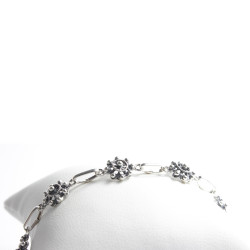 Pulsera botón charro en plata de ley 002/8 | 34,88 € | Joyería Flores
