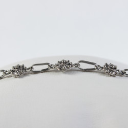 Pulsera botón charro en plata de ley 0-8 | 28,63 € | Joyería Flores