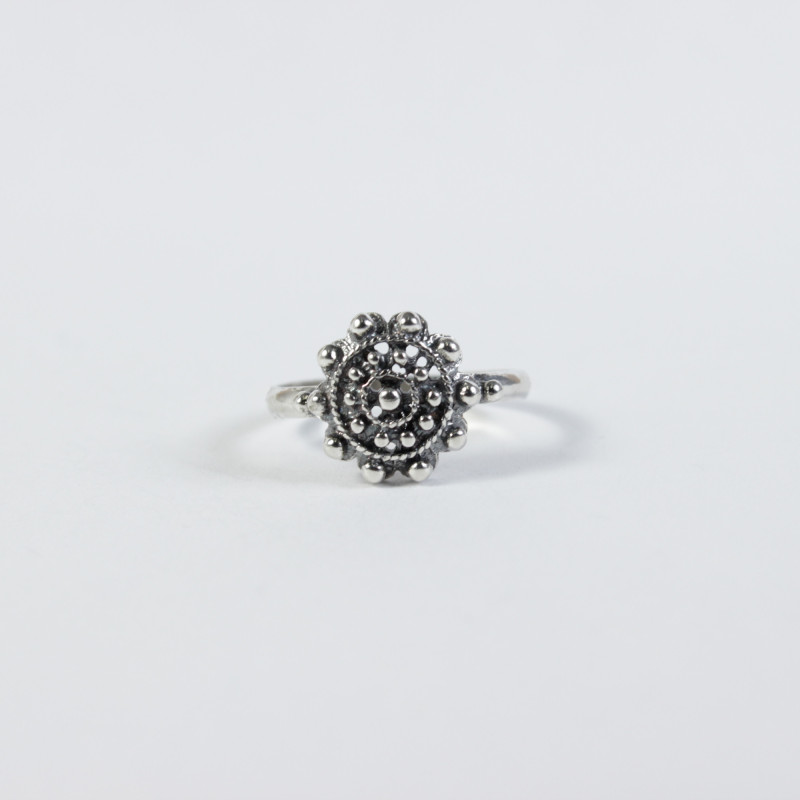 Sortija Botón charro plata de ley BC535 | 11,13 € | Joyería Flores