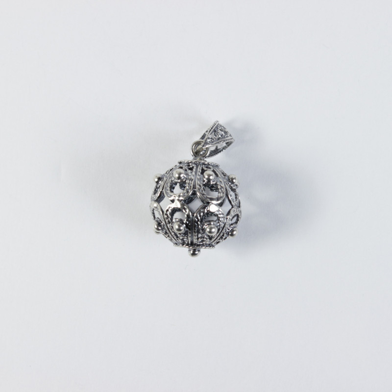 Colgante Bola Botón Charro Plata de Ley B-5 | 35,63 € | Joyería Flores Colgante Bola Botón Charro Plata de Ley B-5 | 35,63 € | Joyería Flores