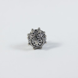 Colgante bola botón charro en plata CB/4 | 14,38 € | Joyería Flores