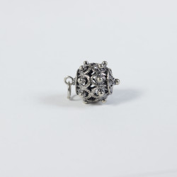 Colgante bola botón charro en plata CB/4 | 14,38 € | Joyería Flores