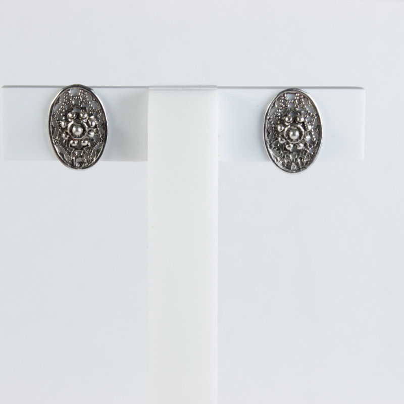 Pendientes filigrana botón charro plata F-26 | 8,13 € | Joyería Flores Pendientes filigrana botón charro plata F-26 | 8,13 € | Joyería Flores