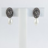 Pendientes Botón Charro Perla en Plata F26/PERLA | 13,13 € | Joyería Flores